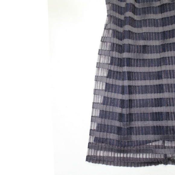 Signature Studio Blue Grey Midi Skirt - Picture 2 of 5